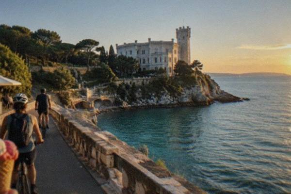 E-Bike, Miramare Castle, Gelato, Trieste