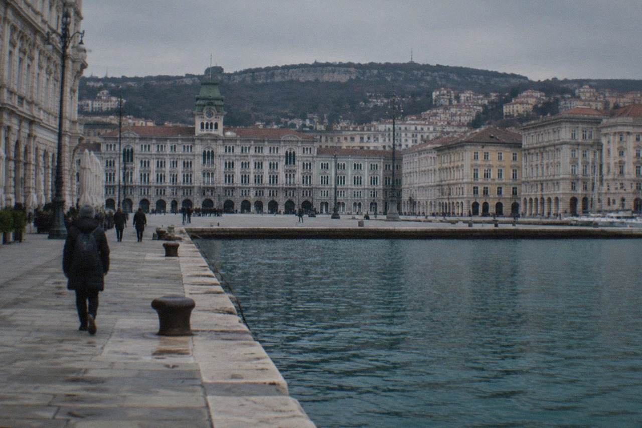 The sea-facing square of Trieste with its grand civic buildings along the Adriatic waterfront